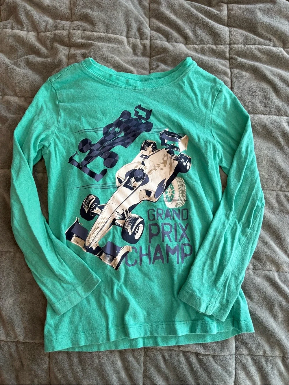 Carter's Teal Grand Prix Champ Long Sleeve Tee